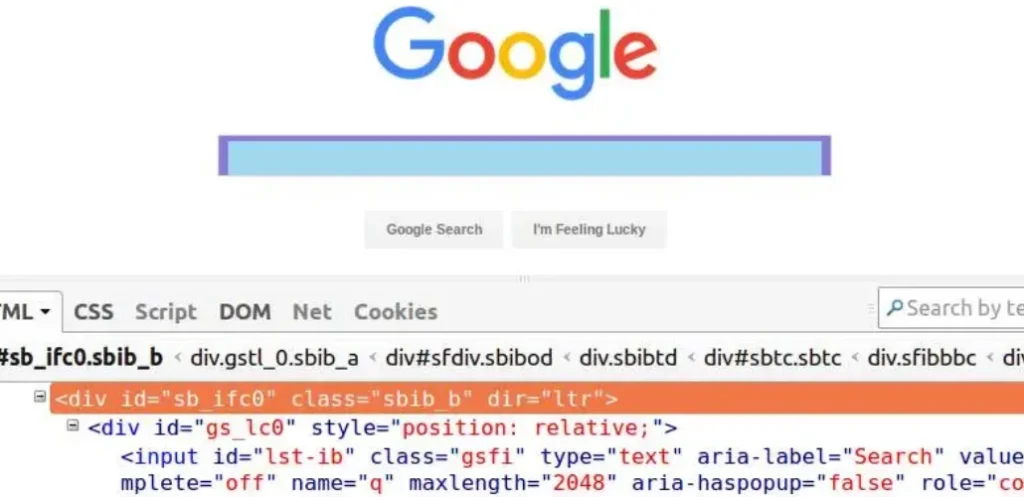 Screenshot syntaxu výrazu XPath