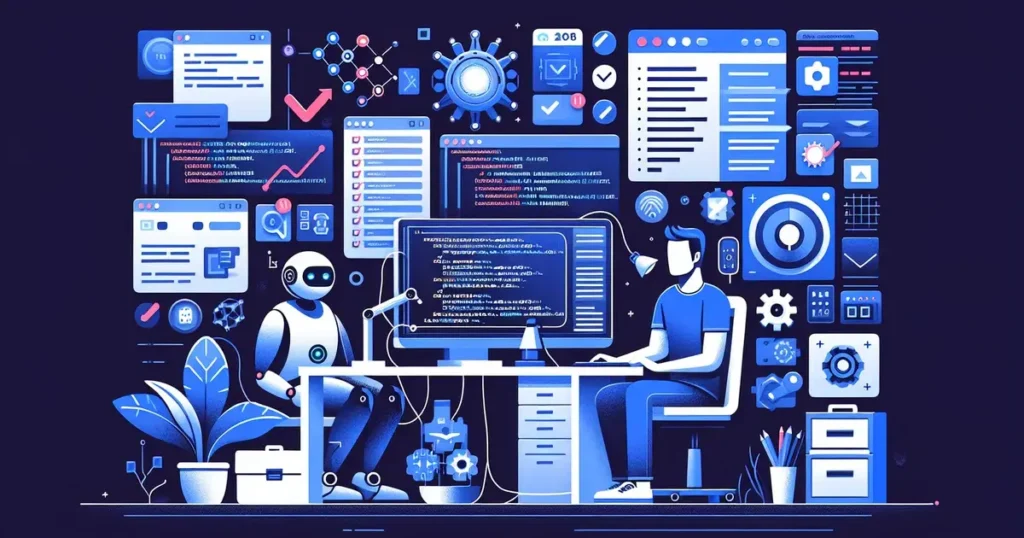 AI asistent na testy – využitie AI v softvérovom testovaní a QA testingu AI asistent na testy softvéru – AI v QA testing procese s vývojárom pri testovacích scenároch